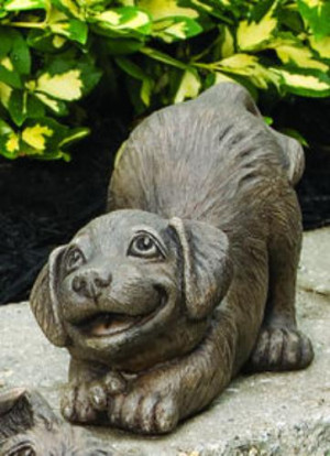 Puppy Dog Bronze Sculpture