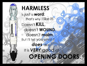 Sonic Screw Driver tenth doctor quote