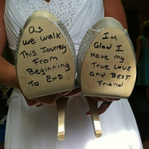Sweet Messages for the soles of your Shoes