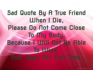 True Friends Quotes HD Wallpaper 12