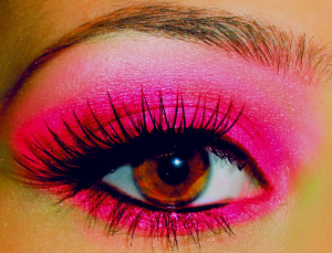 ... eyes eye makeup pink barbie fake eyeshadow lashes false eyelashes