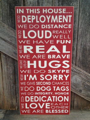 do DEPLOYMENT subway art home family military sign love Army Navy Air ...