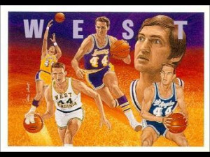 Jerry West Basketball Card (Los Angeles Lakers) 1992 Upper Deck Heroes ...