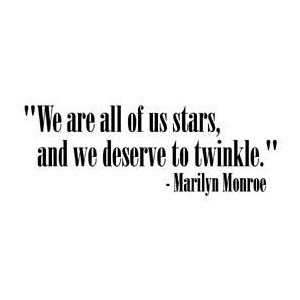 Marilyn Monroe Quote Word Art