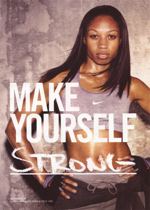 Allyson FelixNike Ad, Strong, Strength, Allyson Felix, Fit Inspiration ...