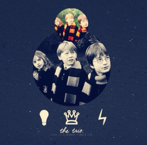 Trio Harry Potter Wallpaper