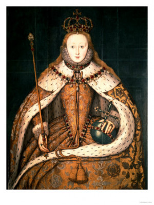 Queen Elizabeth I in Coronation Robes, circa 1559