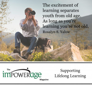 The Excitement of learning separates Youth from old age