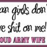 Snatch this army wife quotes layout!