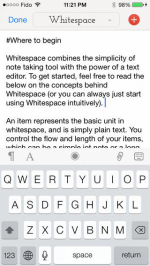 white iphone screenshot