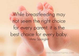 Amy Spangler breastfeeding quote