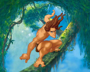 Dibujos para colorear de Tarzan y Jane. Haz click