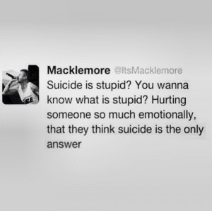 ... sad suicide lonely music rap quotes hurt freedom stupid Macklemore