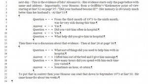 For indents of record of interview-type quotations, use Ctrl Shift 3 ...