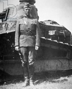 Colonel George S. Patton Jr, 1917-18 (b/w photo). George S. Patton, Jr ...