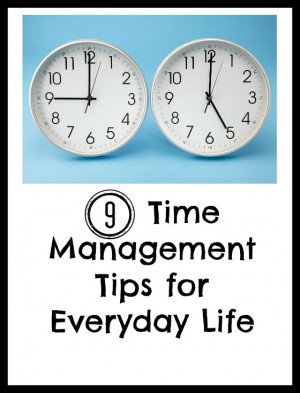 Time Management Tips for Everyday Life