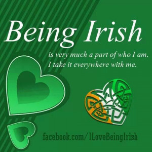 Being Irish