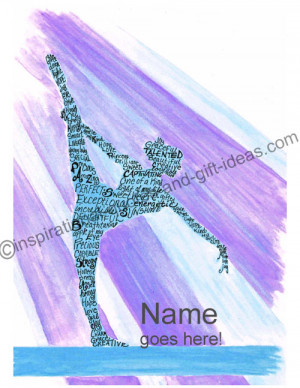 Unmatted Gymnastics Posters (no mat, print only):