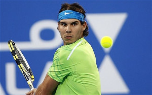 Tennis champion Rafael Nadal is superstitious about his water bottles ...
