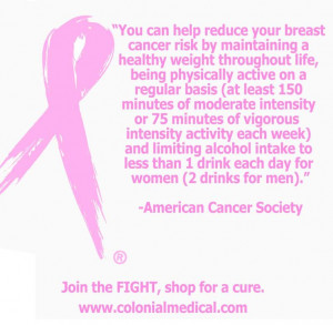Let's beat Breast Cancer! www.colonialmedical.com