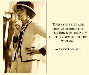Louise Roe - Quote From Coco Chanel
