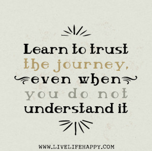 Monday Motivation: Trust the Journey
