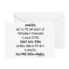 Pregnancy Hormones Greeting Cards