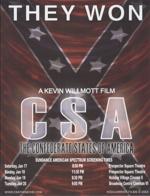 director kevin willmott what if the confederacy had won the civil war ...