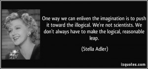 Stella Adler Quote