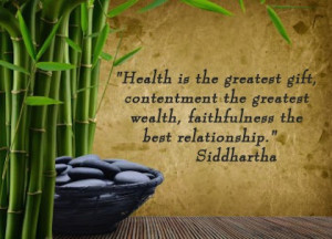 greatest gift health picture quote