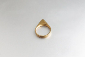 Minimalist Round Top Ring in Bronze - Mind over Minimalism Etsy Shop ...