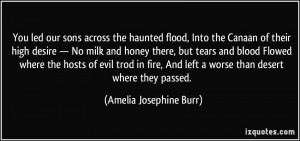 Amelia Josephine Burr Quote