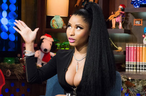Nicki Minaj on Bravo's Watch What Happens Live hosted by Andy Cohen on ...