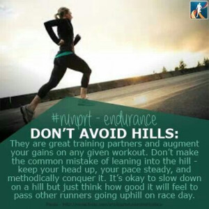 Don't avoid hills!
