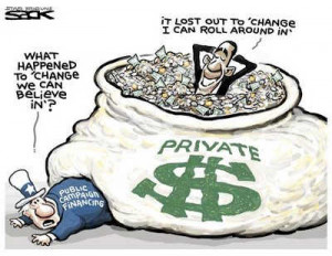 ... cartoonist Steve Sack depicting one aspect of Obama's corruption