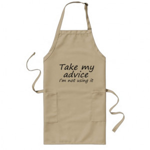 Funny apron joke quotes gift unique birthday gifts