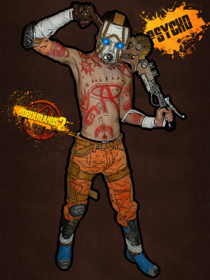 Cosplay:Psycho from Borderlands 2 by dudeduke94