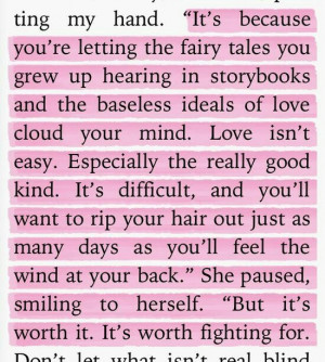 True Love is worth fighting for! :-)