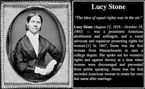 lucy stone history