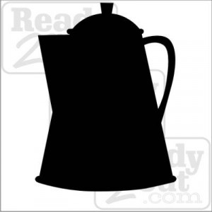 Coffee pot silhouette
