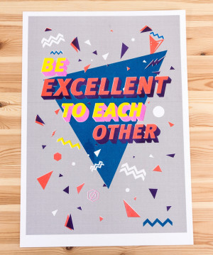 Posters frame profound quotes from classic 80s movies