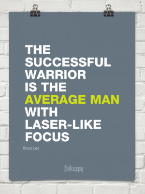 How many times have we heard to maintain our focus in order to get ...