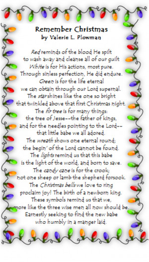 getting the most out of your holidays christmas symbols poem