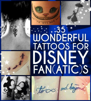 35 Wonderful Tattoos For Disney Fan(atic)s