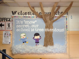 Winter Sayings For Bulletin Boards Winter bulletin board. via kristina ...