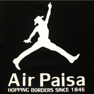 Air Paisa Hopping Borders Since 1846 - Funny Mexican T-shirts