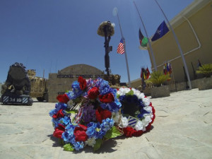 Fallen heroes remembered by Soldiers in Afghanistan