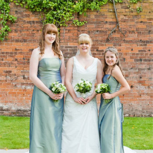 Helen & William's Real Wedding - The Bride with her Bridesmaids