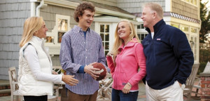 ... Esiason (pictured above: cheryl, gunnar, sydney and boomer esiason