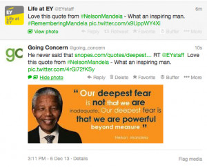 ... Mandela By Tweeting an Inspirational Quote He Never Actually Said